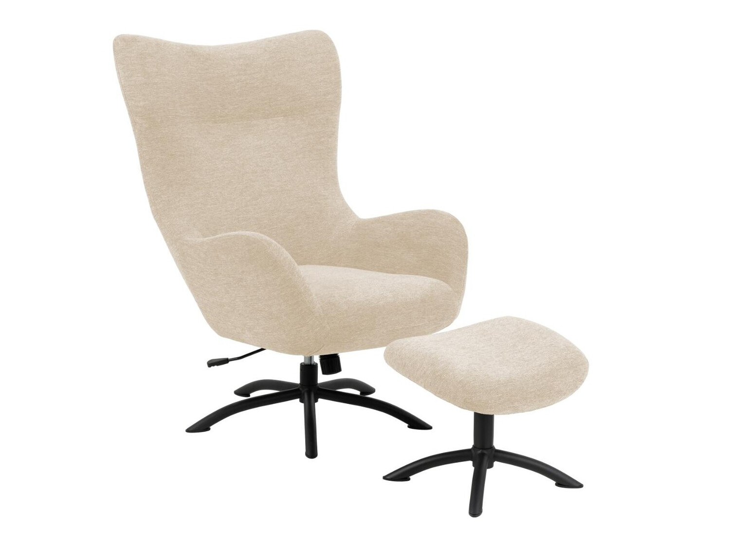 Fotelis Norsica 490 (Juoda + Kreminė)