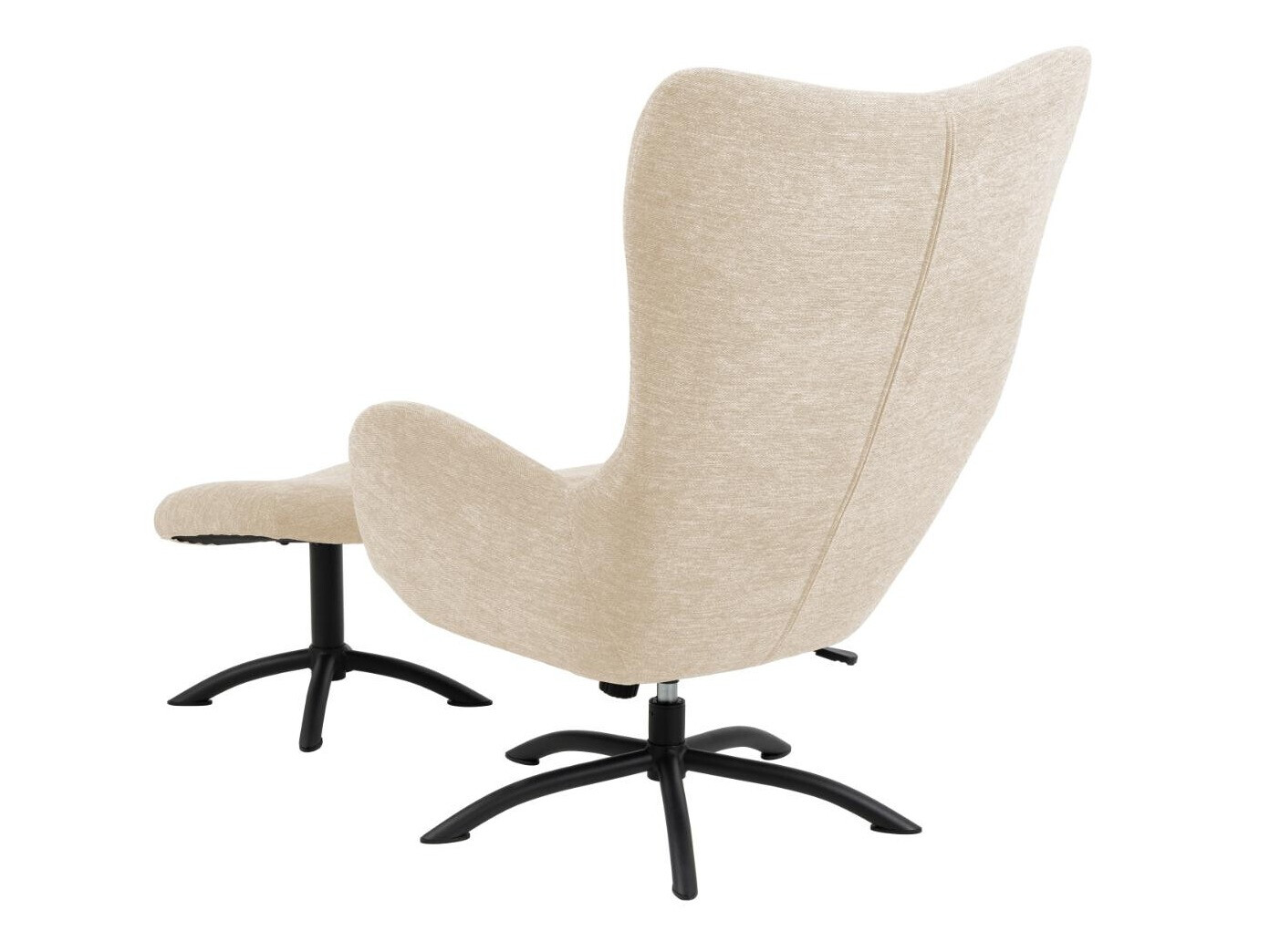 Fotelis Norsica 490 (Juoda + Kreminė)