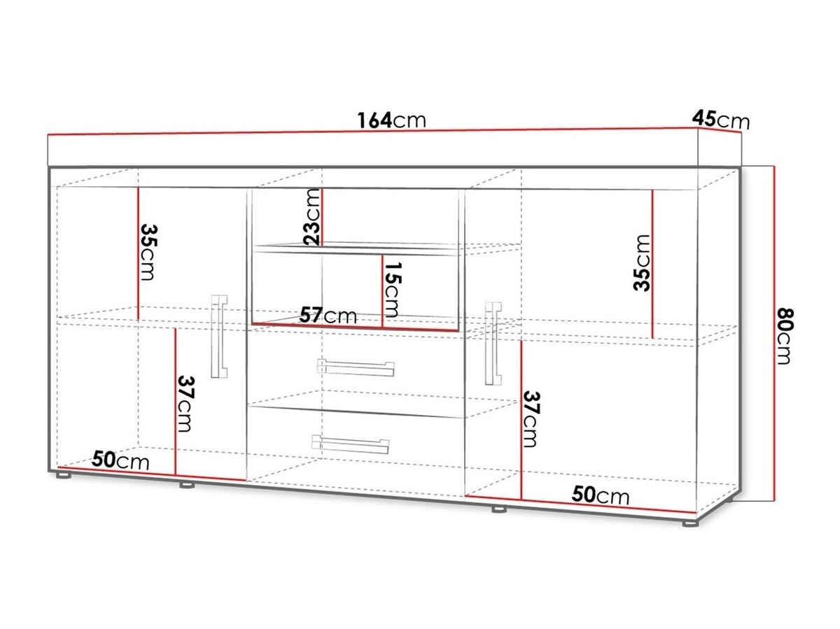Komoda Cormiru 103 (Slyva + Grafitas)