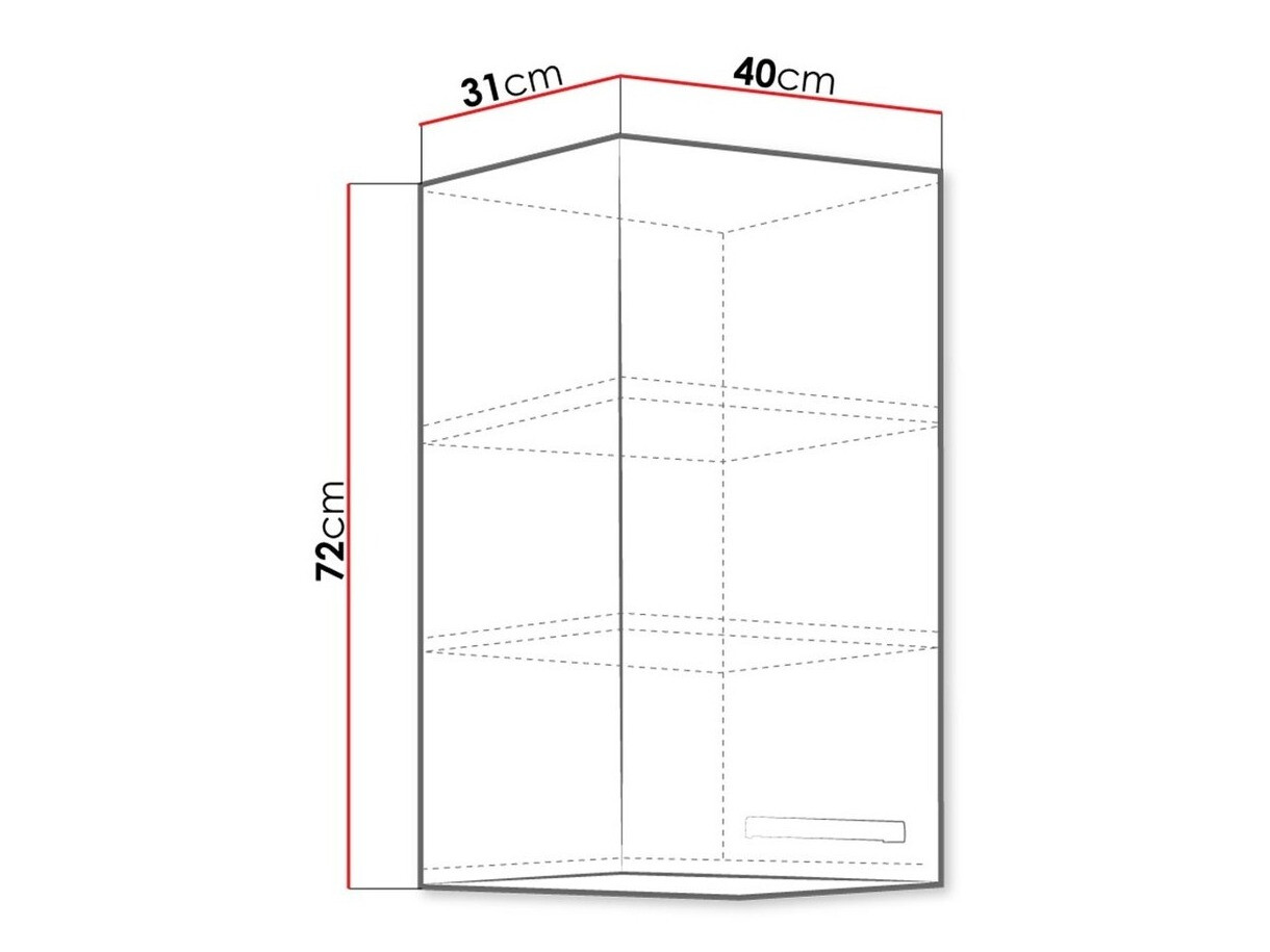 Modulinė pakabinama spintelė Multi White 119