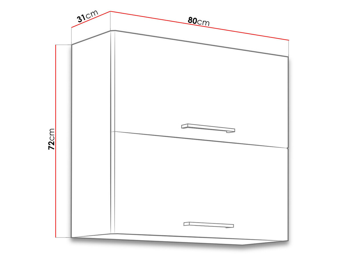 Modulinė pakabinama spintelė Wood Grey 109