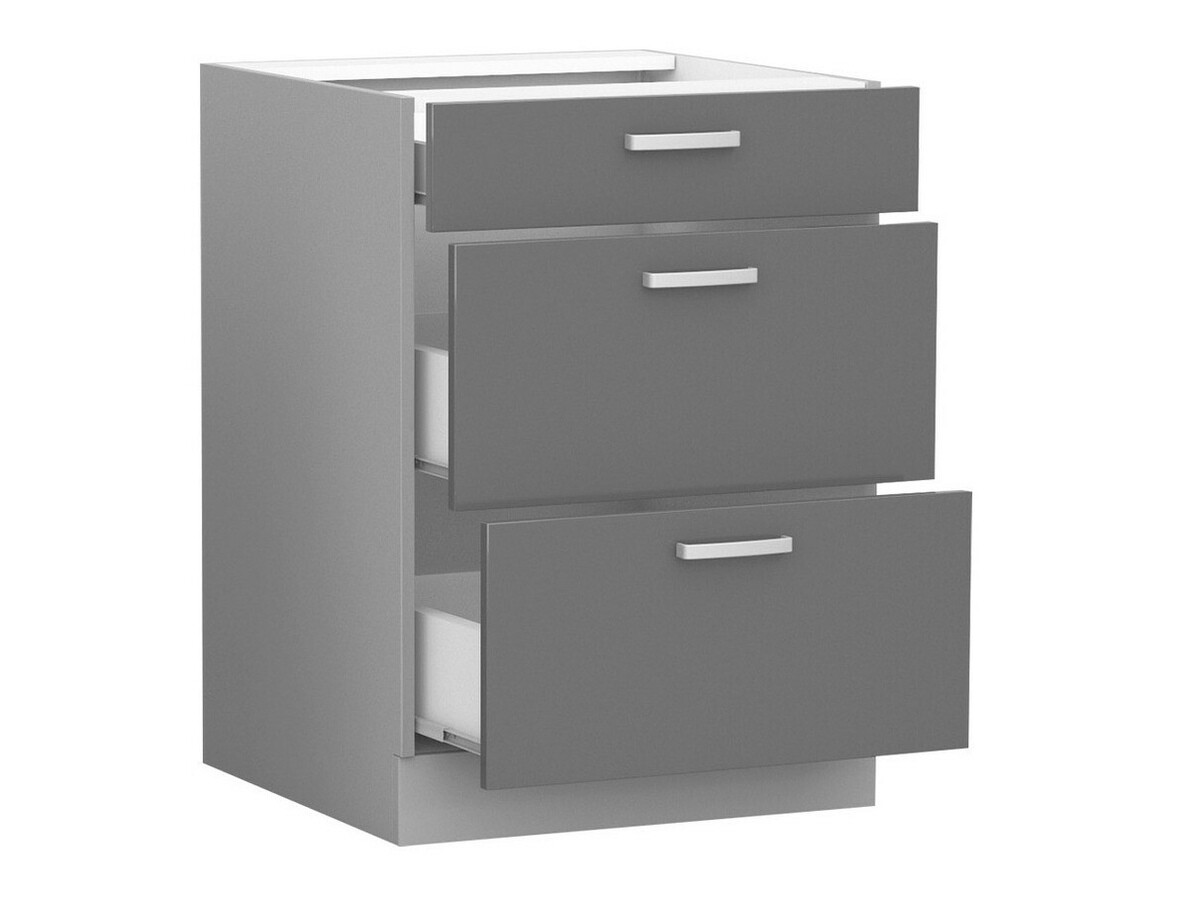 Modulinė spintelė su stalčiais Multi Grey 105