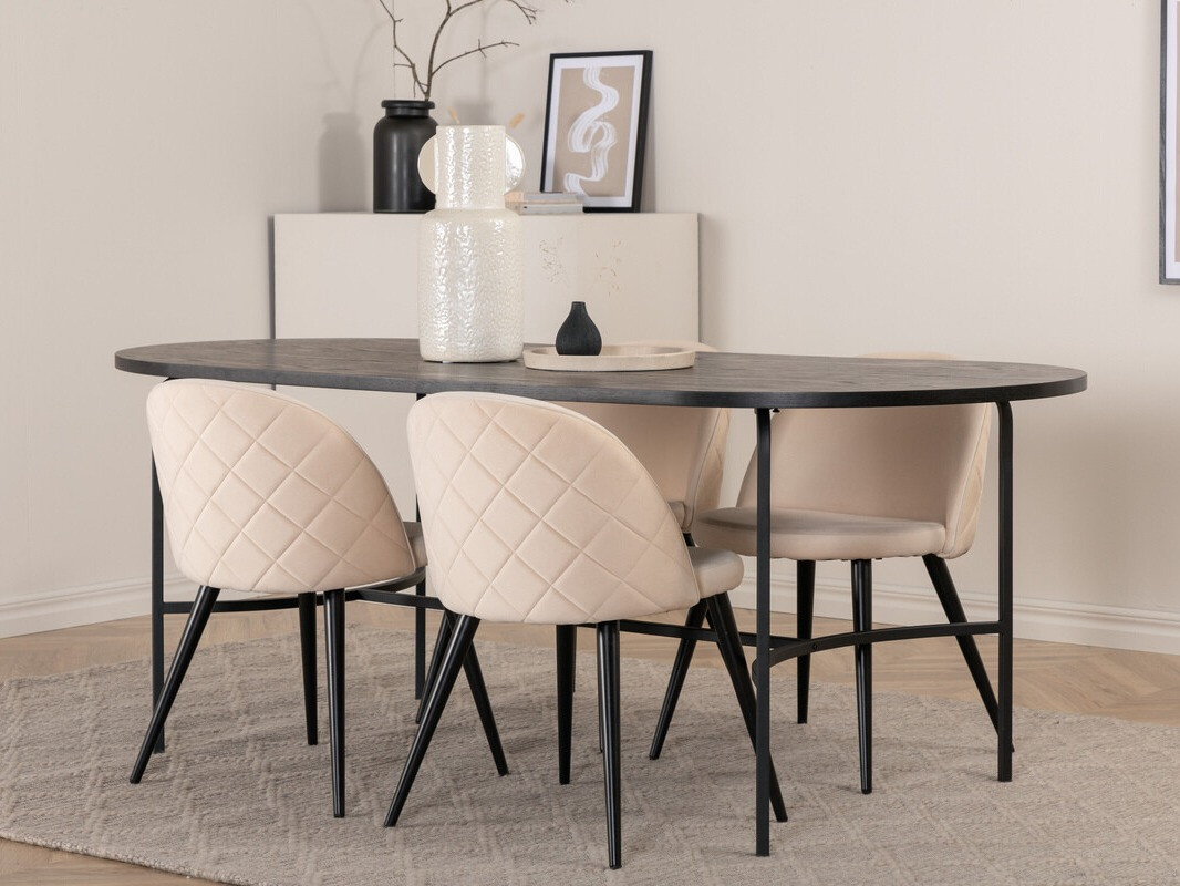 Kėdė Dallas 2640 (Kreminė + Juoda)