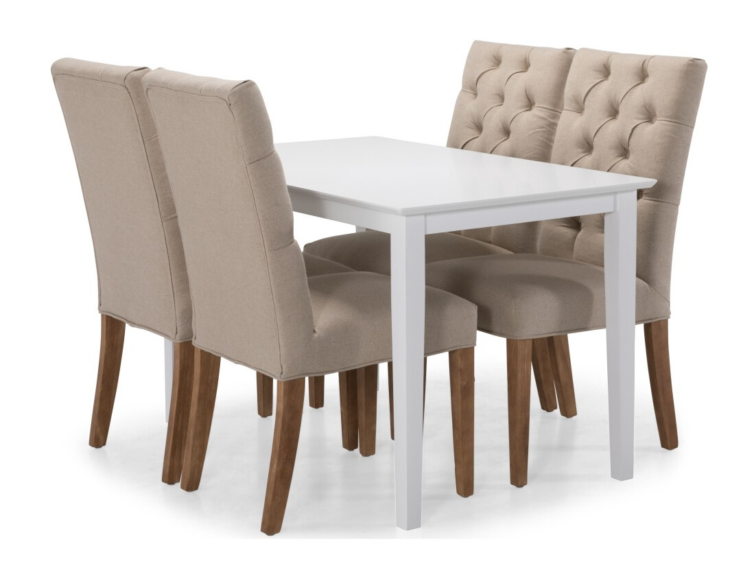 Valgomojo komplektas Provo 157 (Beige + Ruda)