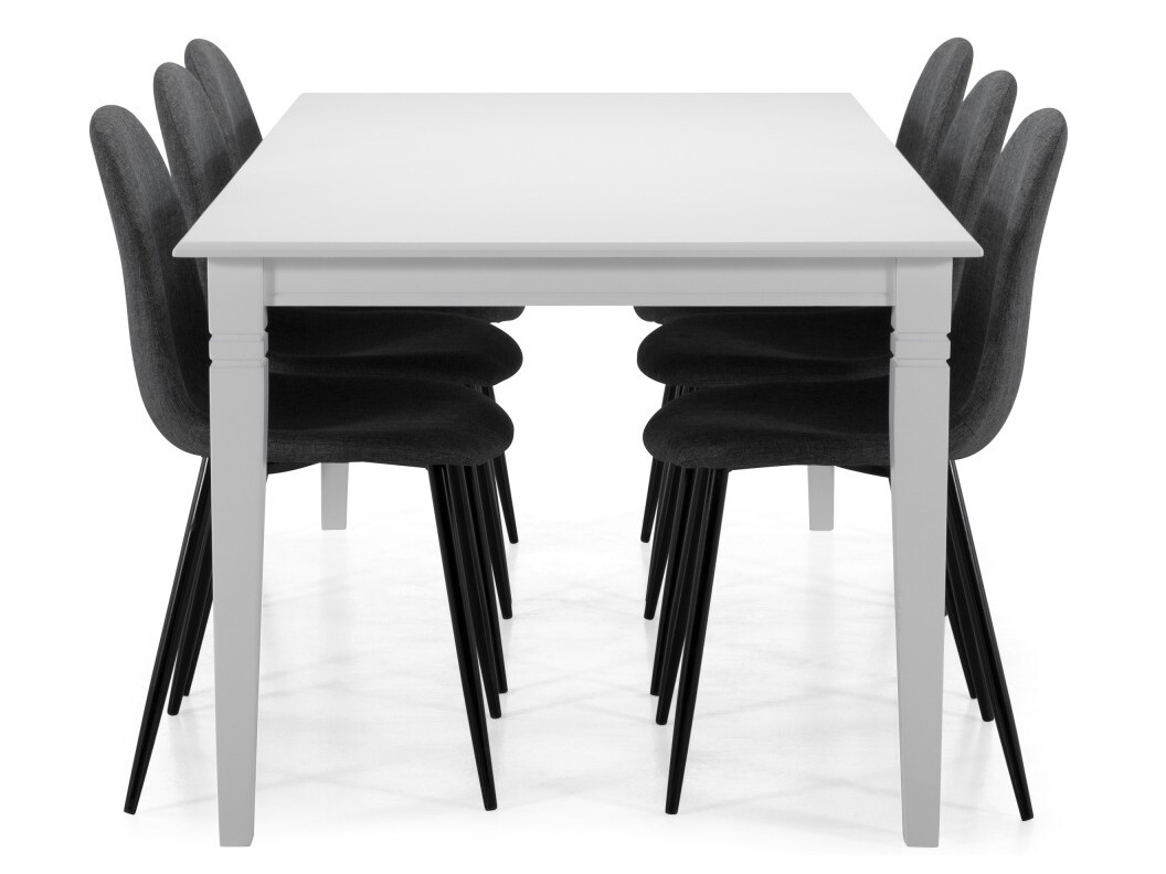 Valgomojo komplektas Scandinavian Choice 600 (Pilka + Juoda)