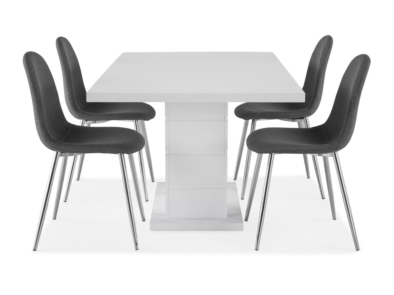 Valgomojo komplektas Scandinavian Choice 629 (Pilka + Sidabrinė)