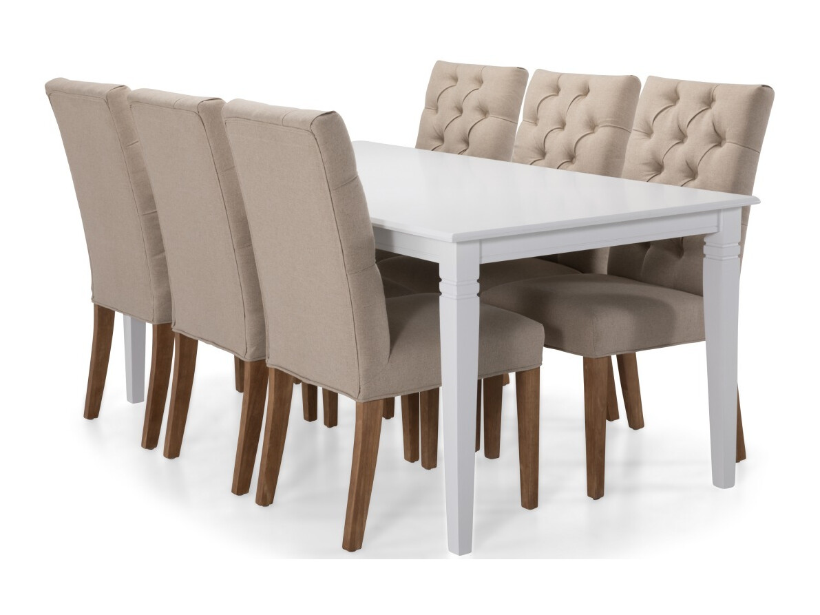 Valgomojo komplektas Scandinavian Choice 647 (Beige + Ruda)