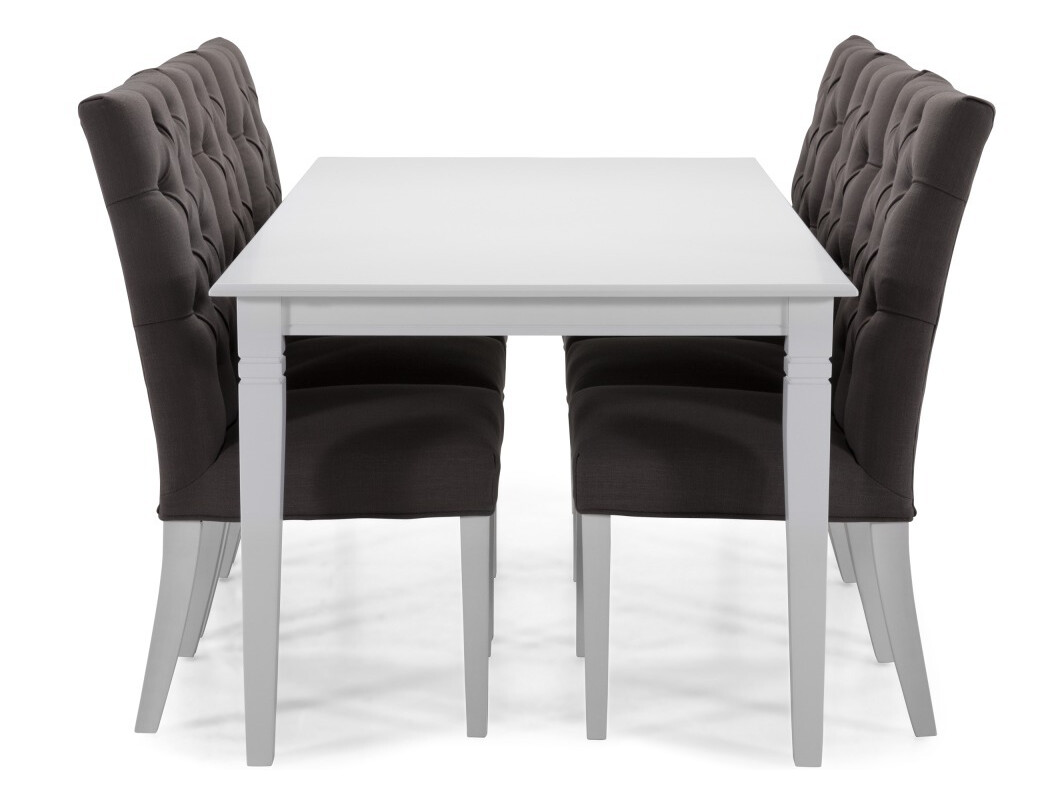 Valgomojo komplektas Scandinavian Choice 647 (Pilka + Balta)