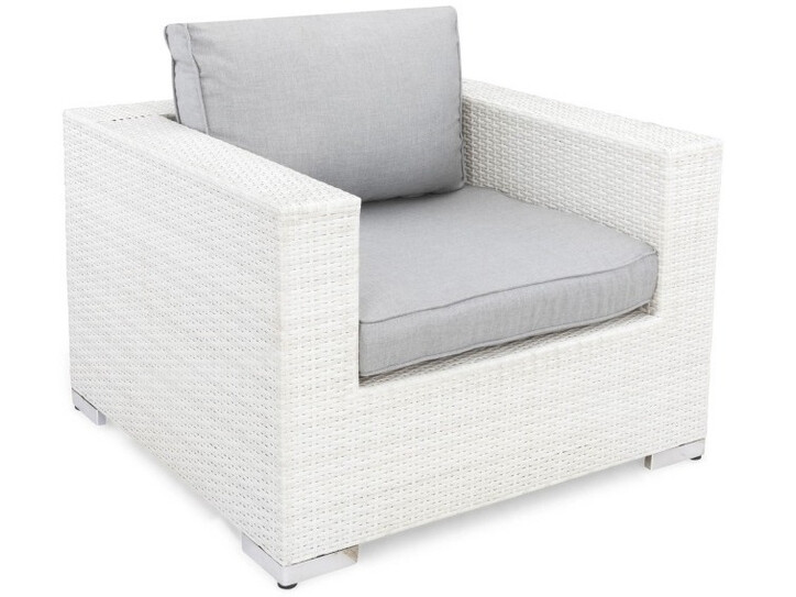 Lauko fotelis Comfort Garden 1372 (Balta + Pilka)