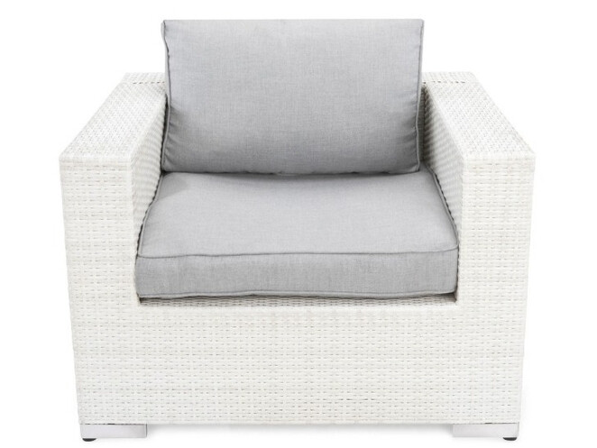 Lauko fotelis Comfort Garden 1372 (Balta + Pilka)