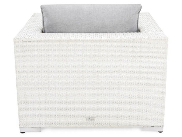 Lauko fotelis Comfort Garden 1372 (Balta + Pilka)