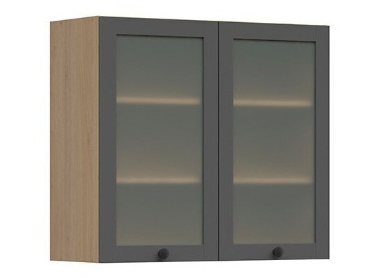 Pakabinama spintelė su durelėmis Grey 129