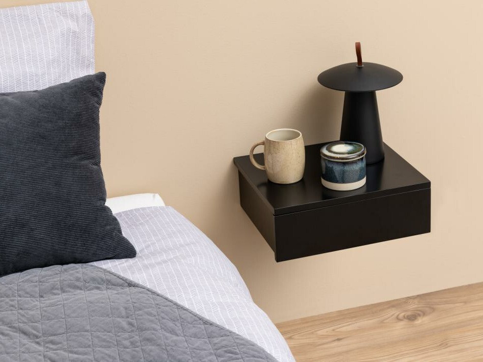 Naktinis staliukas Norsica 601 (Juoda)