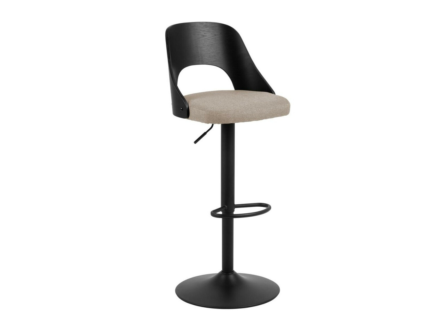 Pusbario kėdė Norsica 606 (Šviesi ruda + Juoda)