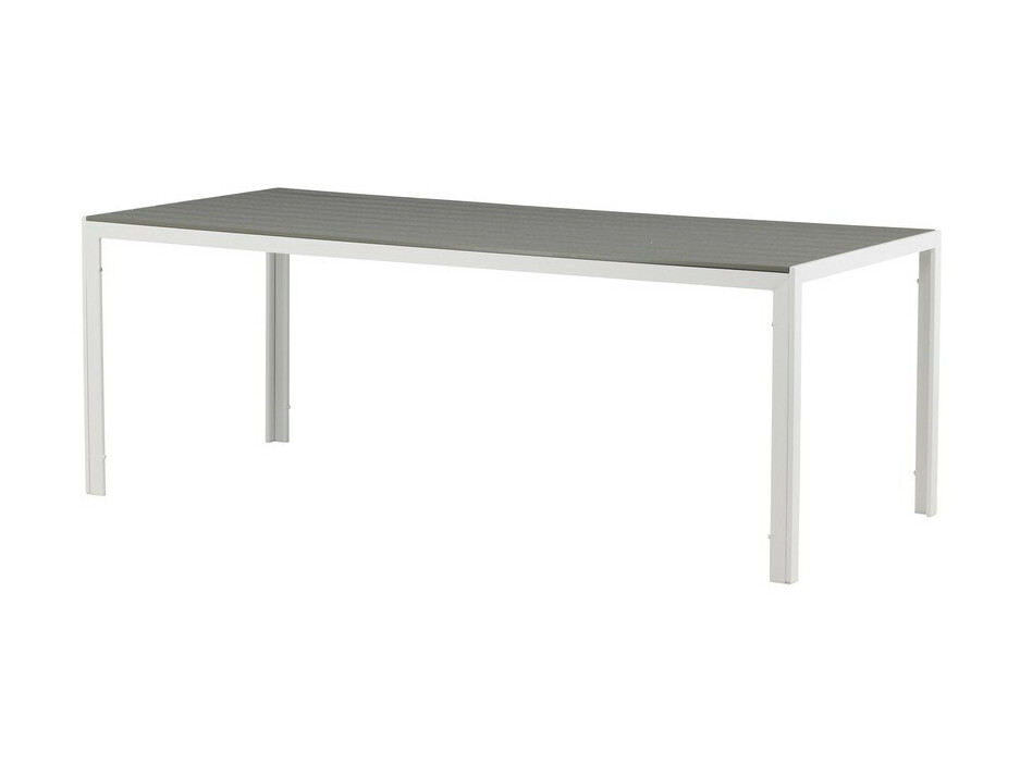 Lauko stalas Dallas 906 (Pilka + Balta)