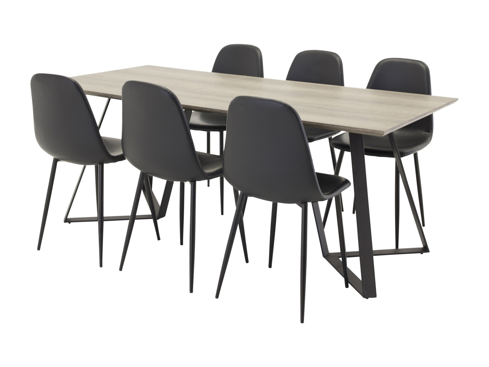 Valgomojo komplektas Dallas 1353 (Juoda)