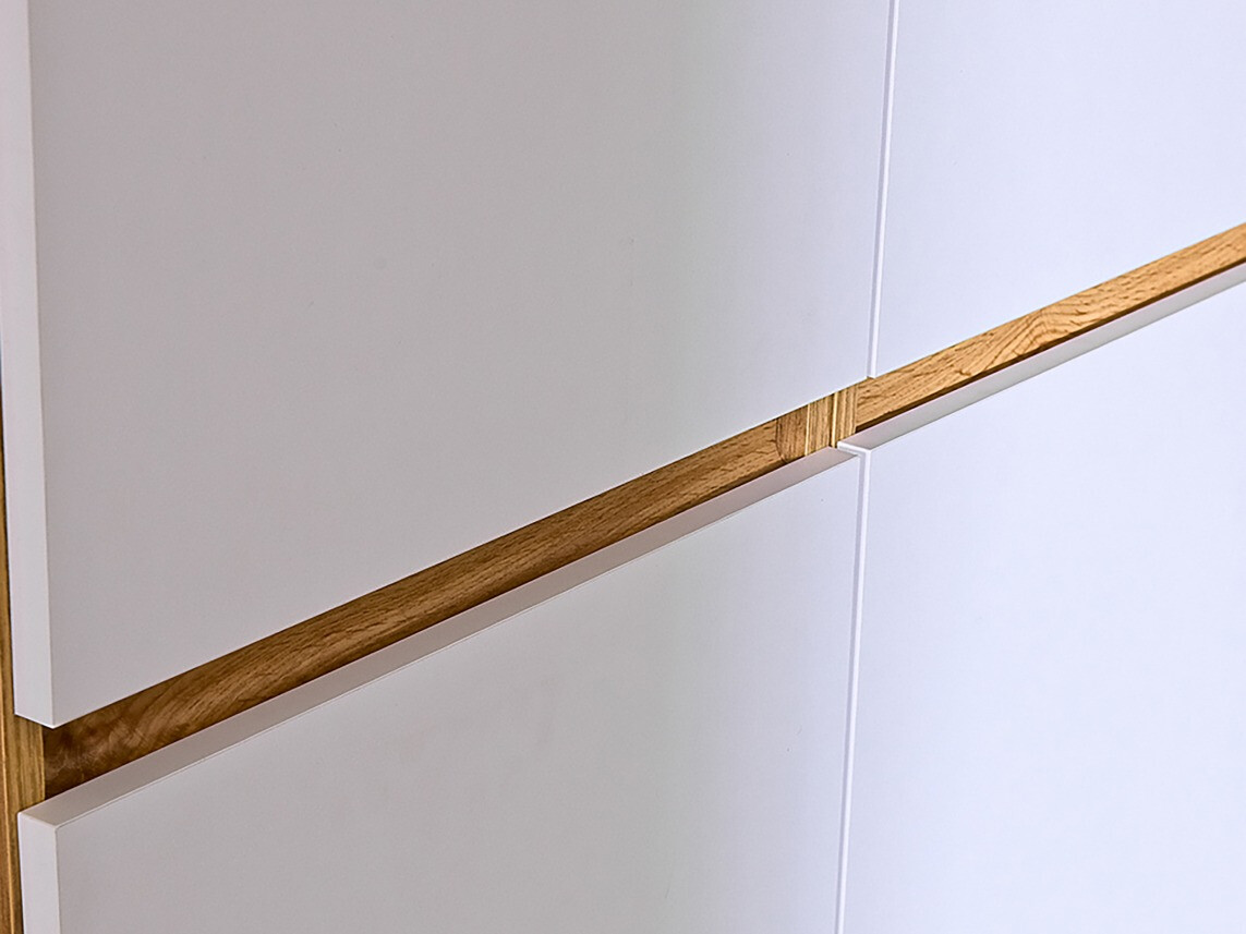 Komoda Evaropha 104 (Votan ąžuolas + Balta)