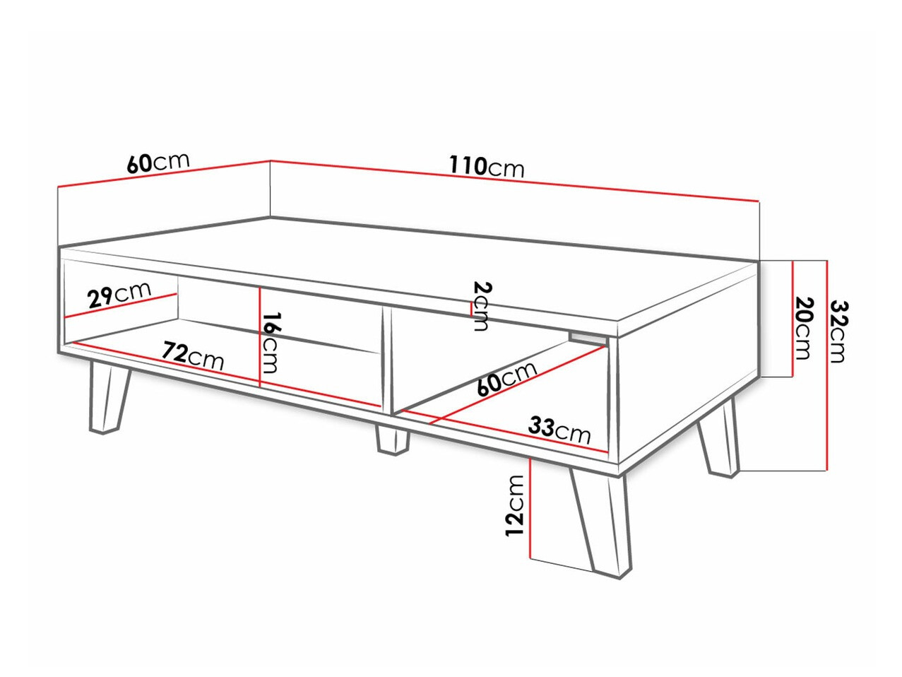 Žurnalinis staliukas Munus