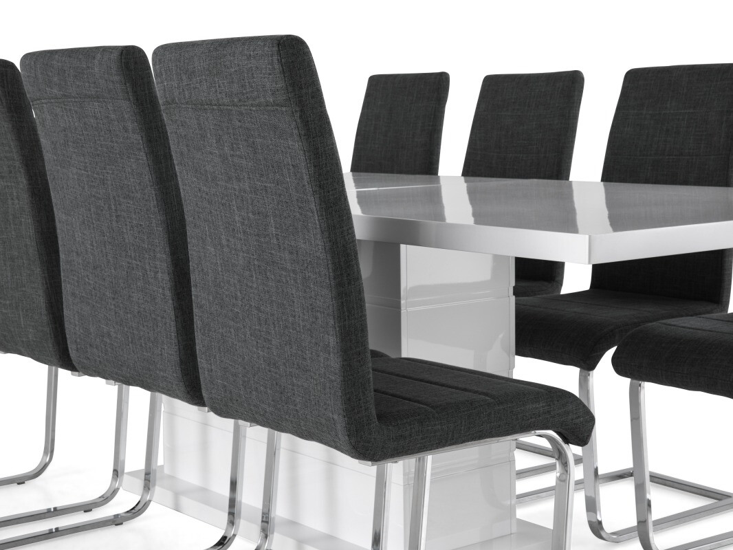 Valgomojo komplektas Scandinavian Choice 626 (Pilka + Sidabrinė)