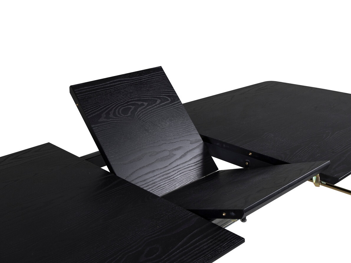 Valgomojo komplektas Dallas 1448 (Pilka + Juoda)