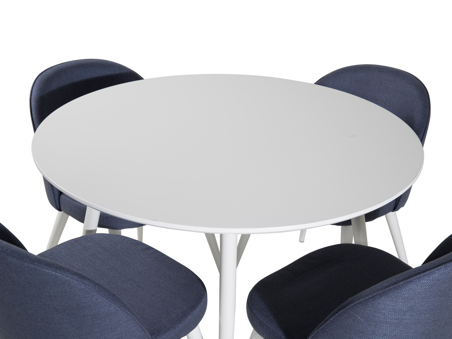 Valgomojo komplektas Dallas 1536 (Mėlyna + Balta)