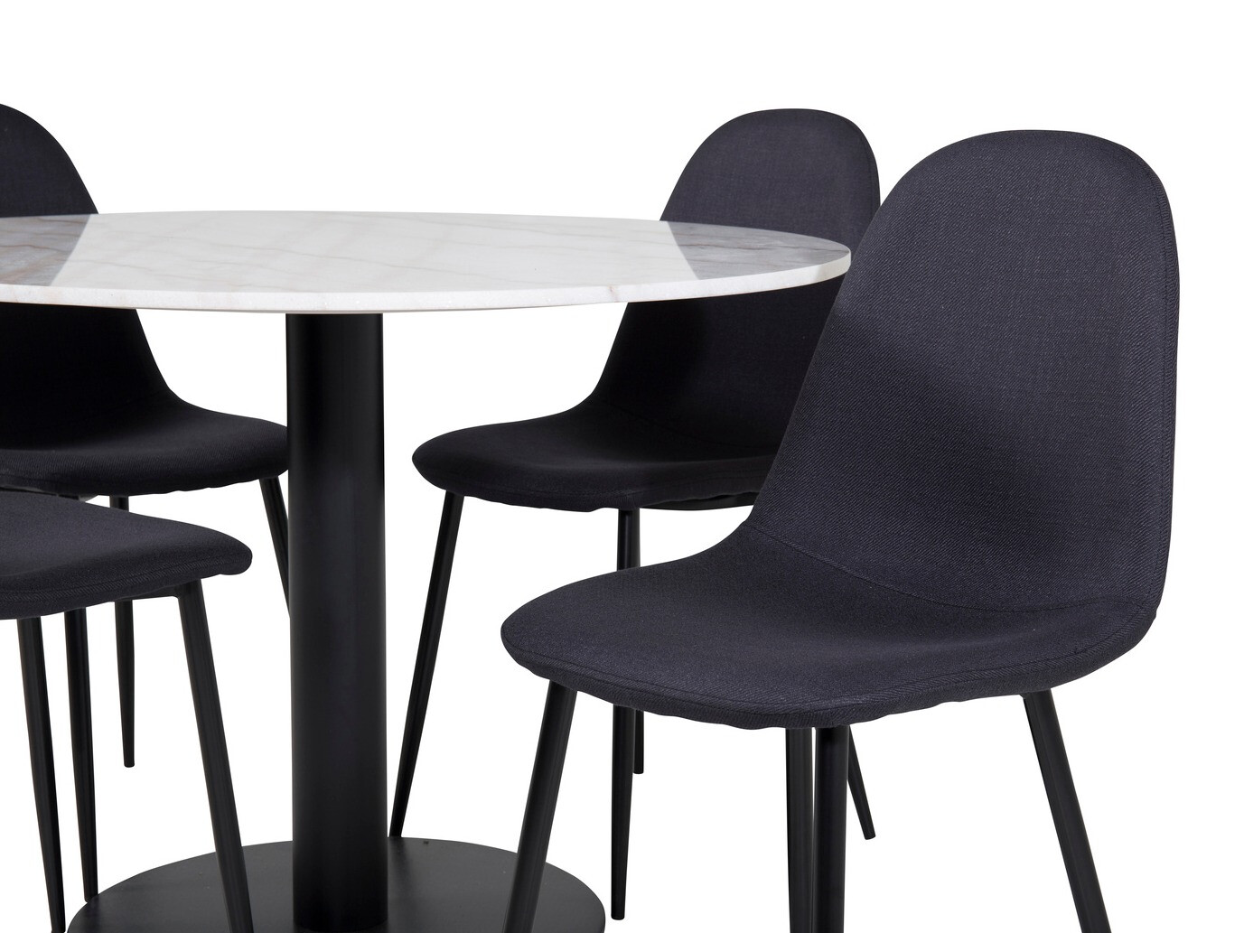 Valgomojo komplektas Dallas 1613 (Juoda)