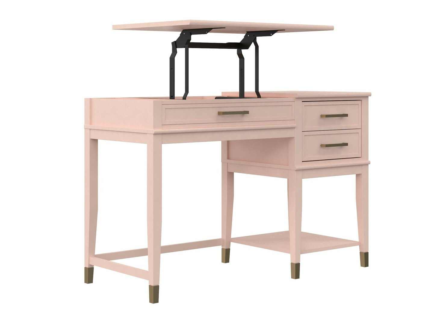 Darbo stalas CosmoLiving by Cosmopolitan Belromu 102 (Šviesi rožinė)