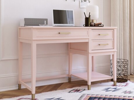 Darbo stalas CosmoLiving by Cosmopolitan Belromu 102 (Šviesi rožinė)