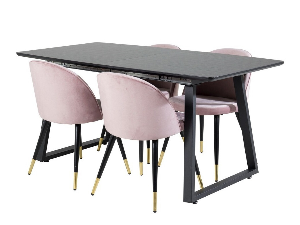 Valgomojo komplektas Dallas 1631 (Rožinė)