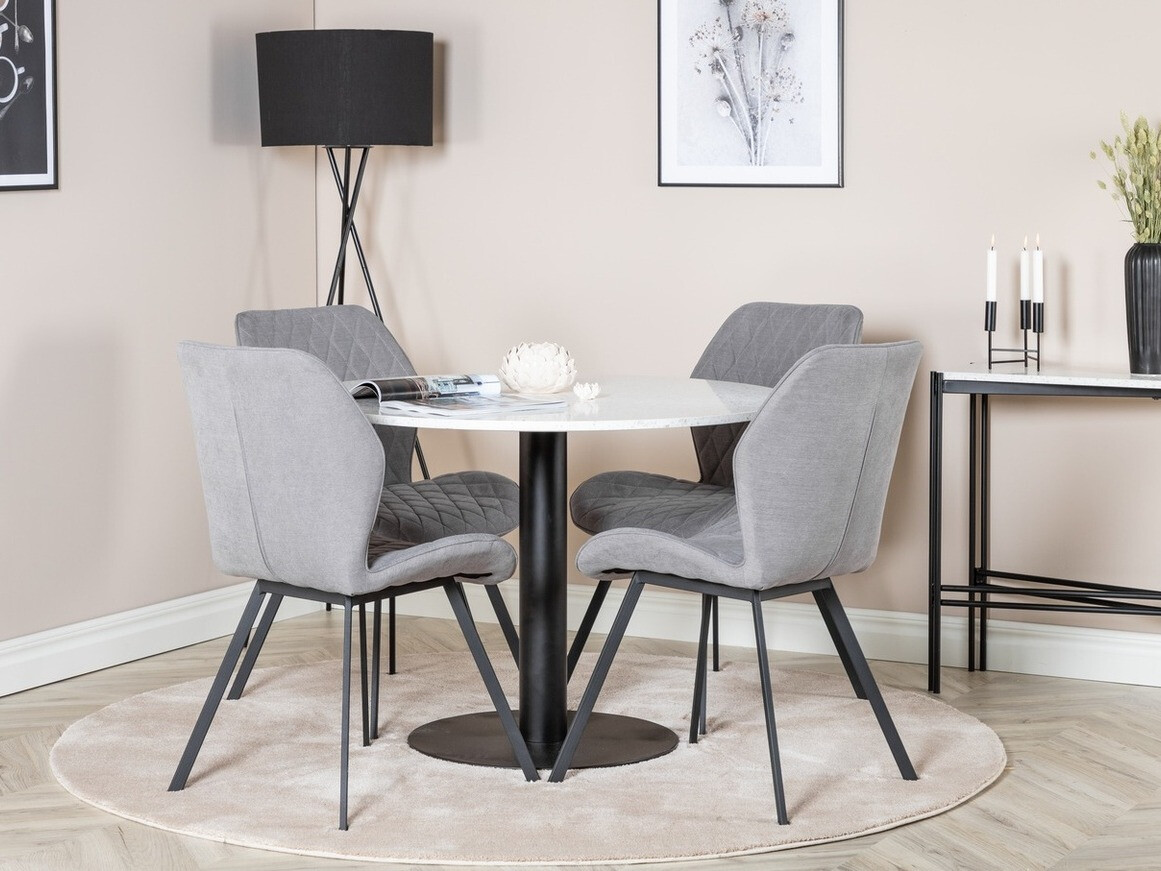 Valgomojo komplektas Dallas 1635 (Pilka)