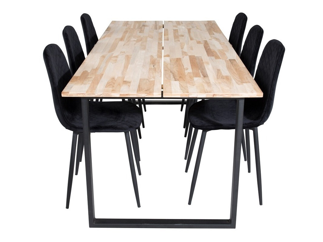 Valgomojo komplektas Dallas 1645 (Juoda)