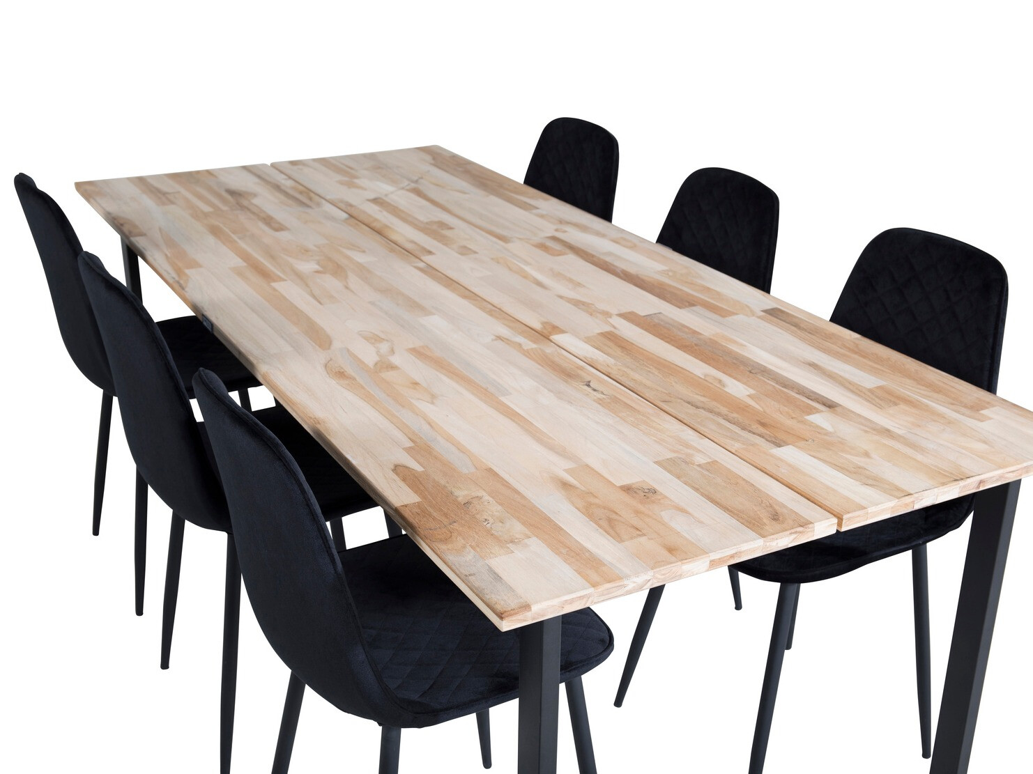 Valgomojo komplektas Dallas 1645 (Juoda)