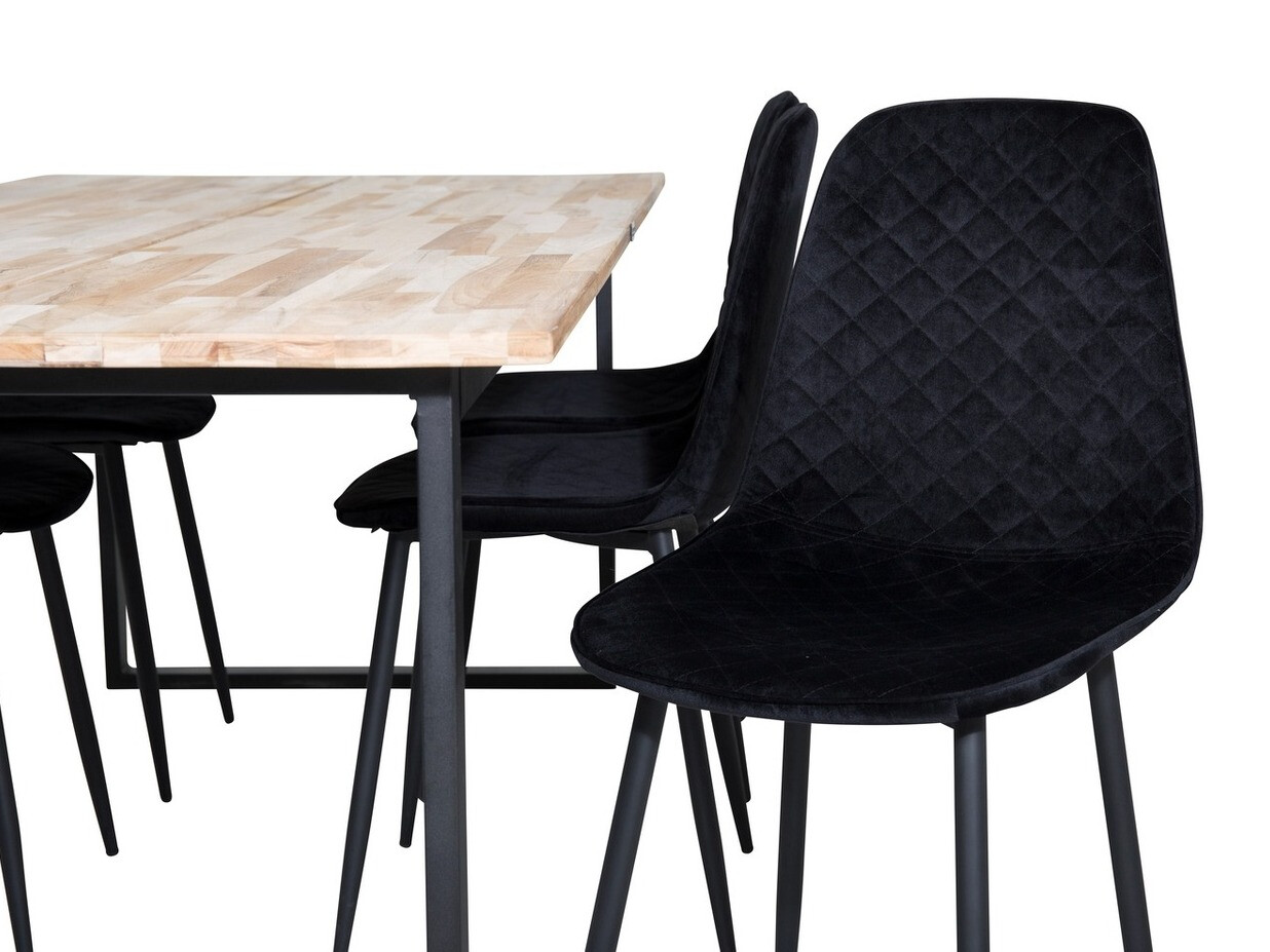 Valgomojo komplektas Dallas 1645 (Juoda)