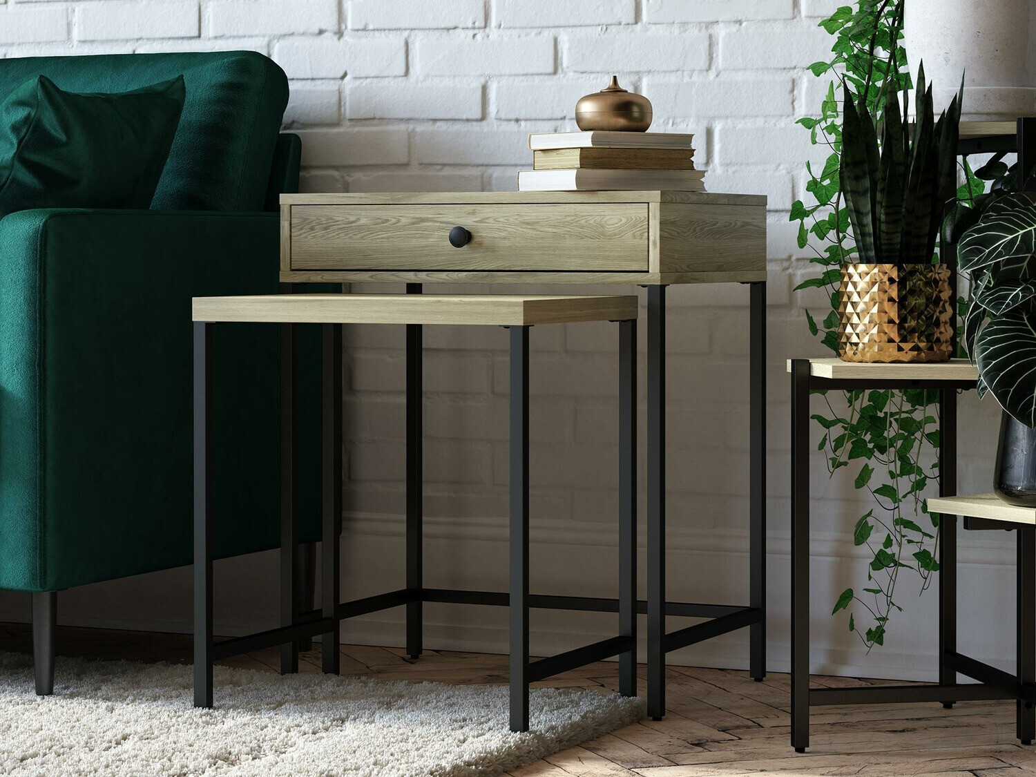 Šoninių staliukų komplektas Tulsa 343