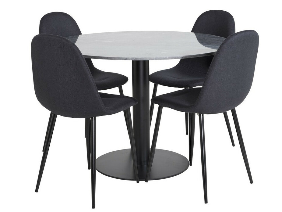 Valgomojo komplektas Dallas 2627 (Juoda)