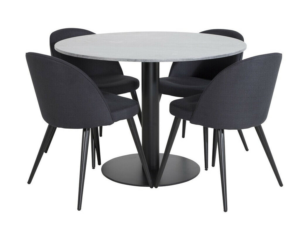 Valgomojo komplektas Dallas 2664 (Juoda)