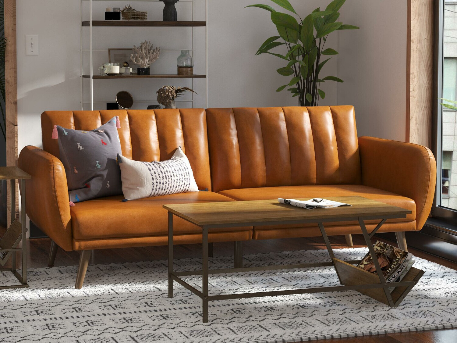 Sofa lova Novogratz 169 (Oranžinė)