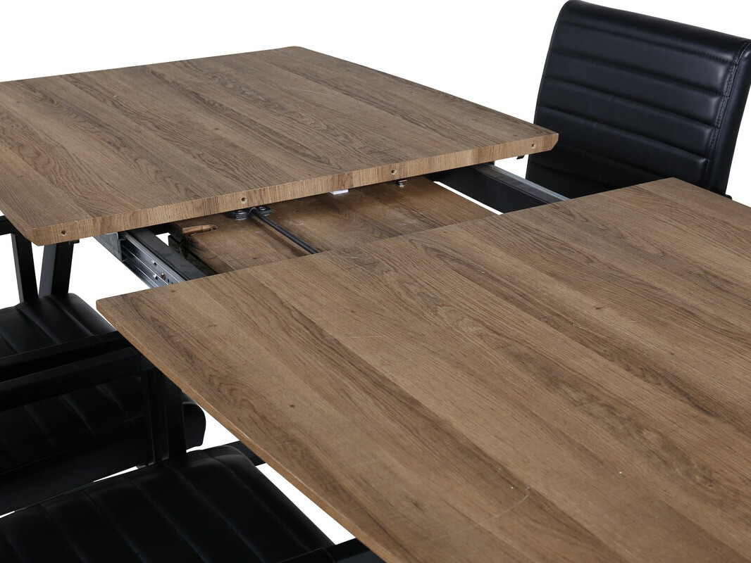 Valgomojo komplektas Dallas 337 (Juoda)