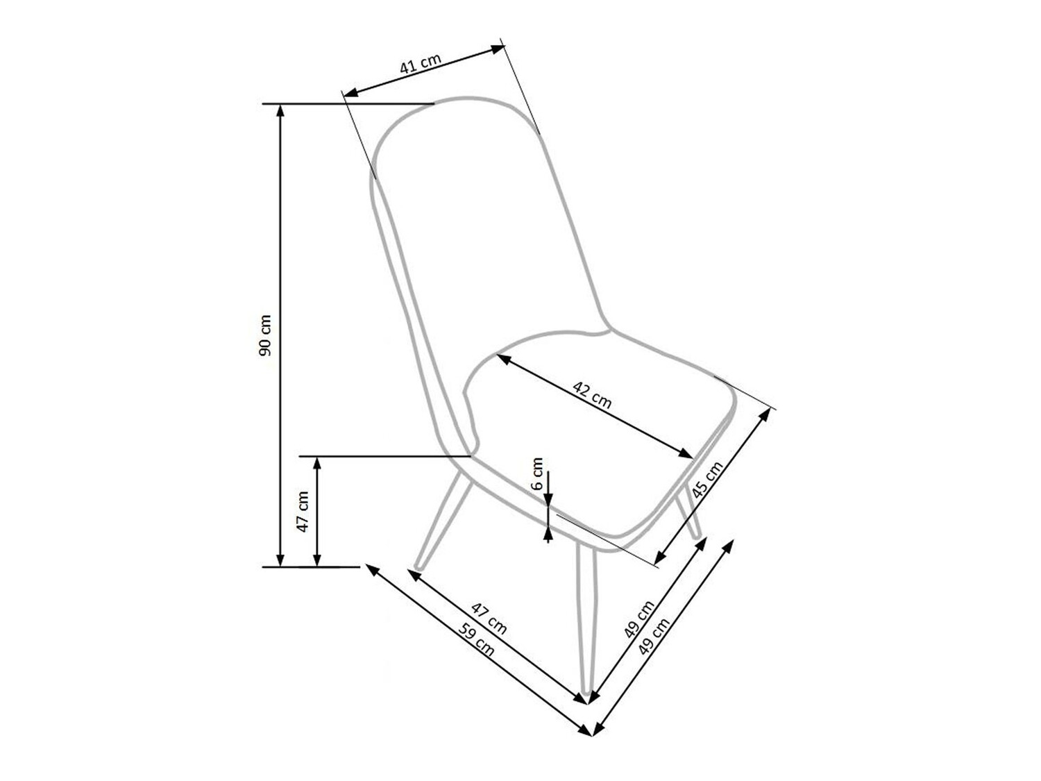 Valgomojo komplektas Houston Humus