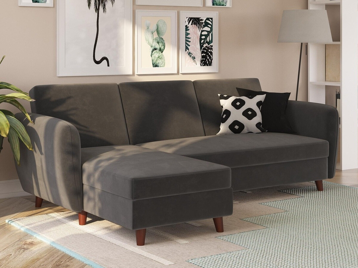 Minkštas kampas Novogratz 108 (Pilka)