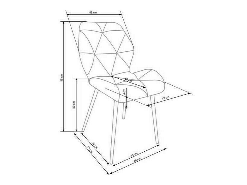 Kėdė Houston 1234 (Pilka)