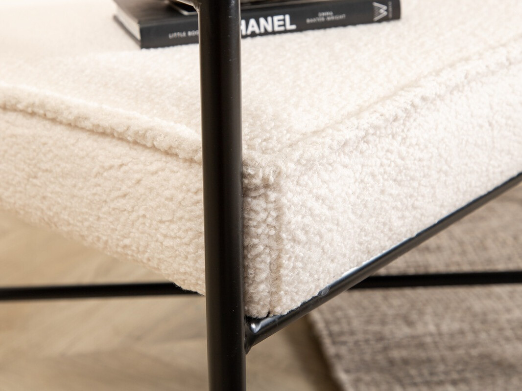 Fotelis Dallas 1707 (Kreminė + Juoda)