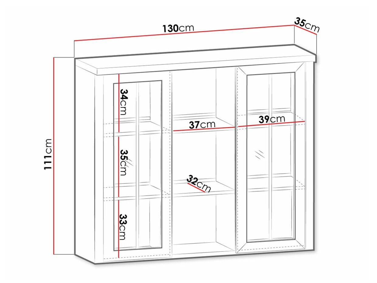 Spintelė Ferdore 143 (Ąžuolas lefkas + Anderson pušis)