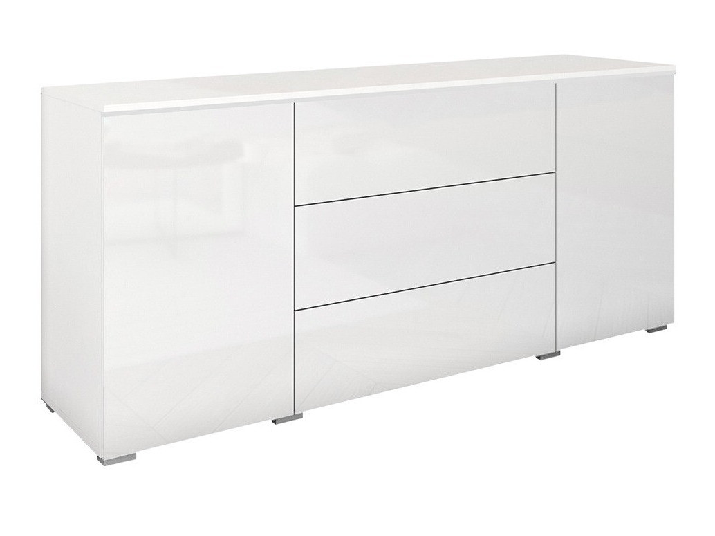 Komoda Mirfivo 102 (Balta + Blizgi balta)