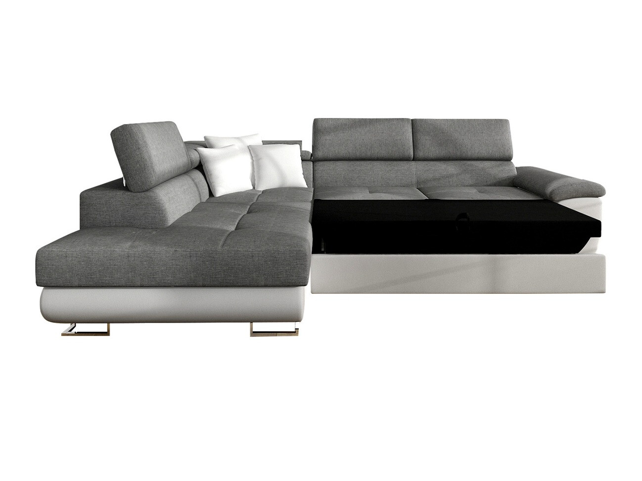 Minkštas kampas Comfivo Ruta II (Soft 017 + Lux 06 + Soft 017)