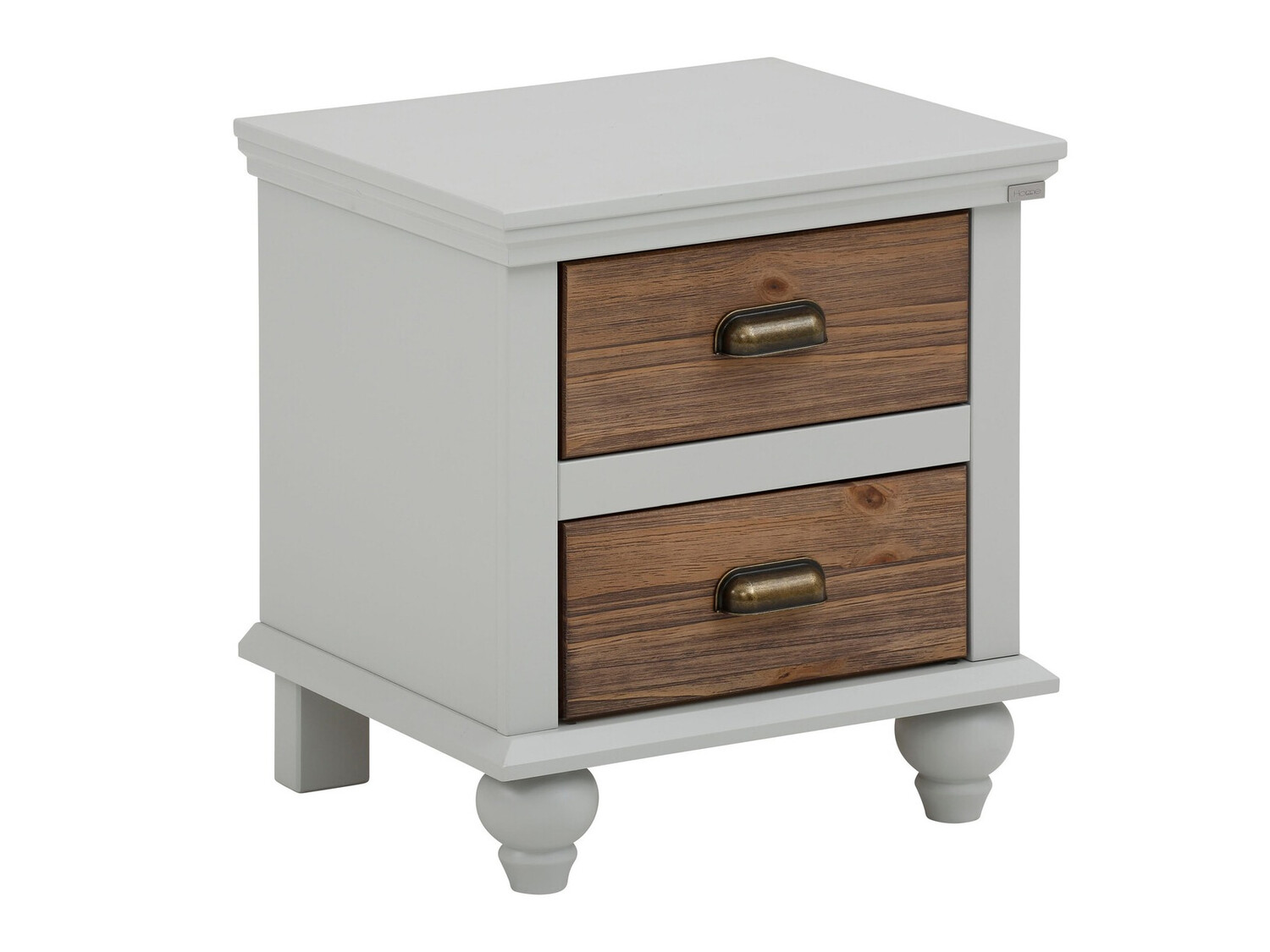 Naktinis staliukas Tivmeri 101 (Pilka + Ruda)