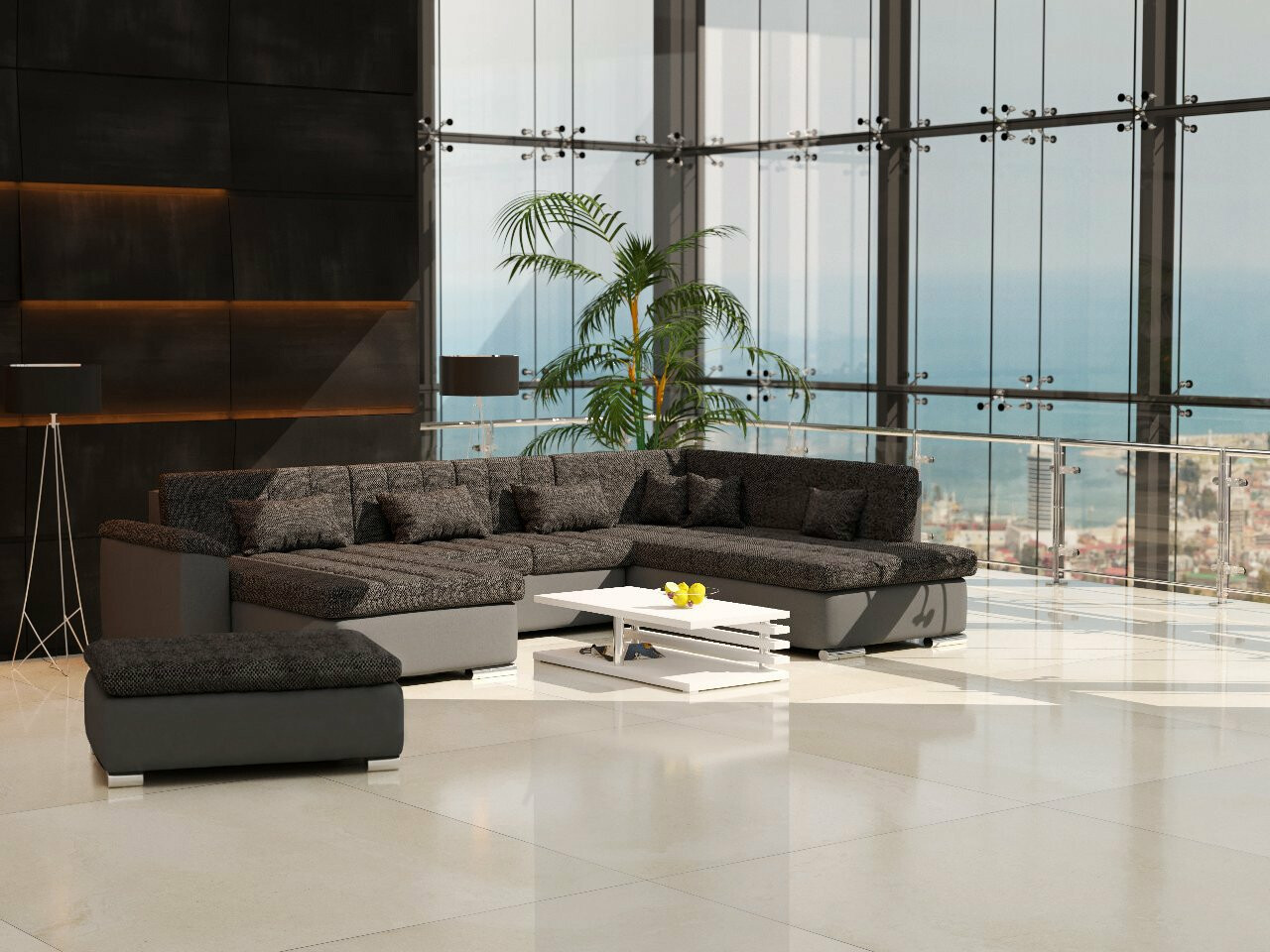 Minkštų baldų komplektas Comfivo Gemma I (Soft 020 + Majorka 03)