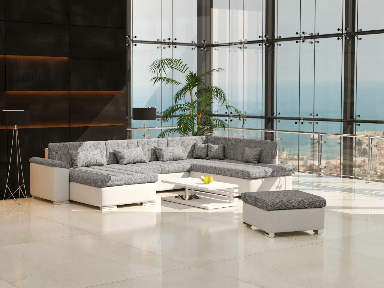 Minkštų baldų komplektas Comfivo Gemma (Soft 017 + Lawa 05)