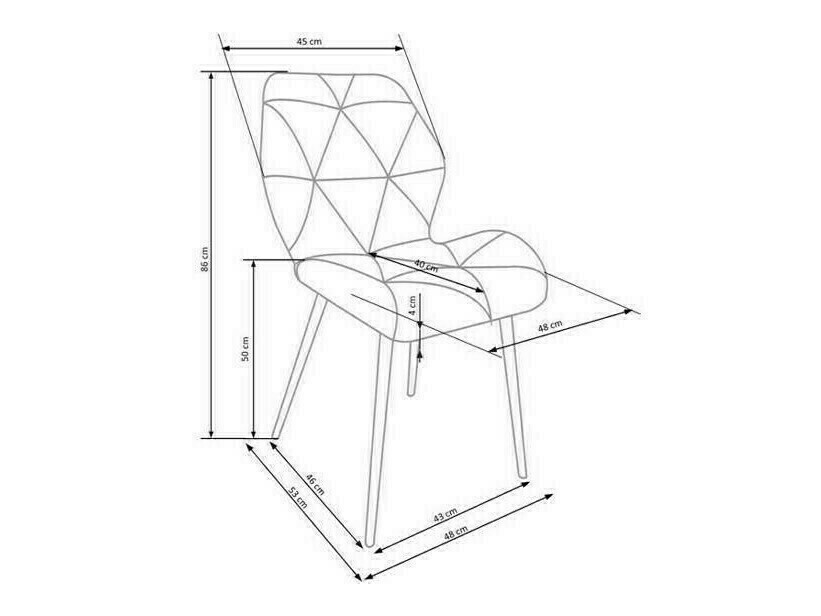 Kėdė Houston 1234 (Tamsi mėlyna)