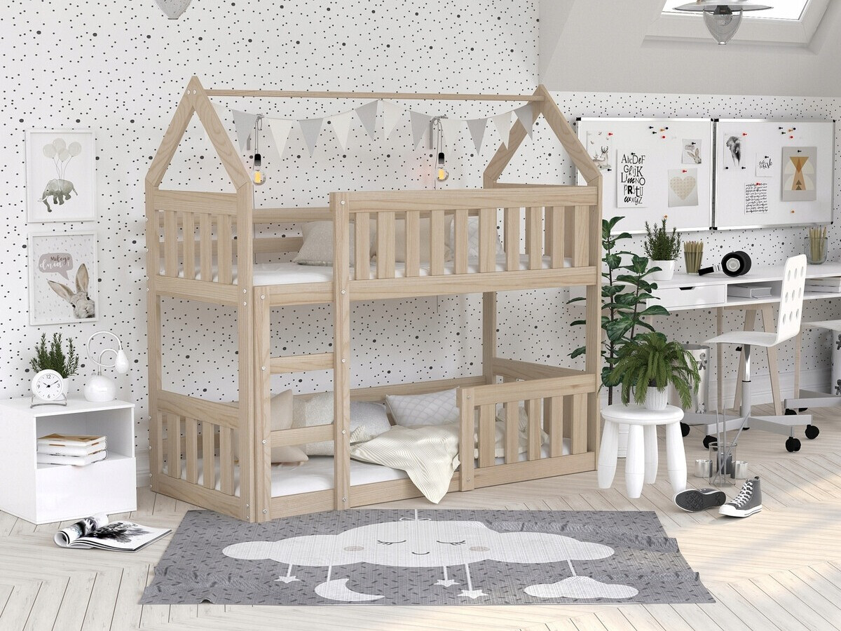 Dviaukštė lova Aurora 175 (Pušis)